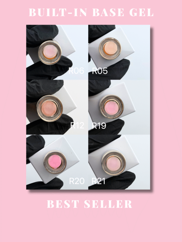 JINK BIAB Gel -24 Luxe Shades + Clear ( Top-rated )