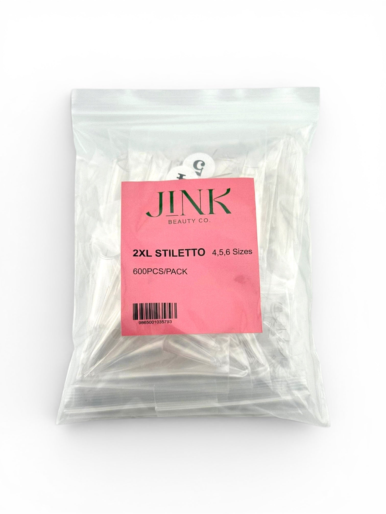 XXL Stiletto 4.5.6 600pcs / bag / Clear