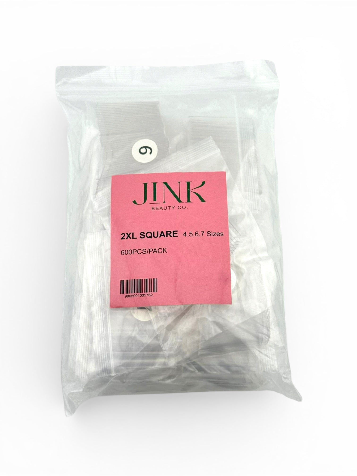 XXL Square No C  4.5.6.7 600pcs / Bag / Clear