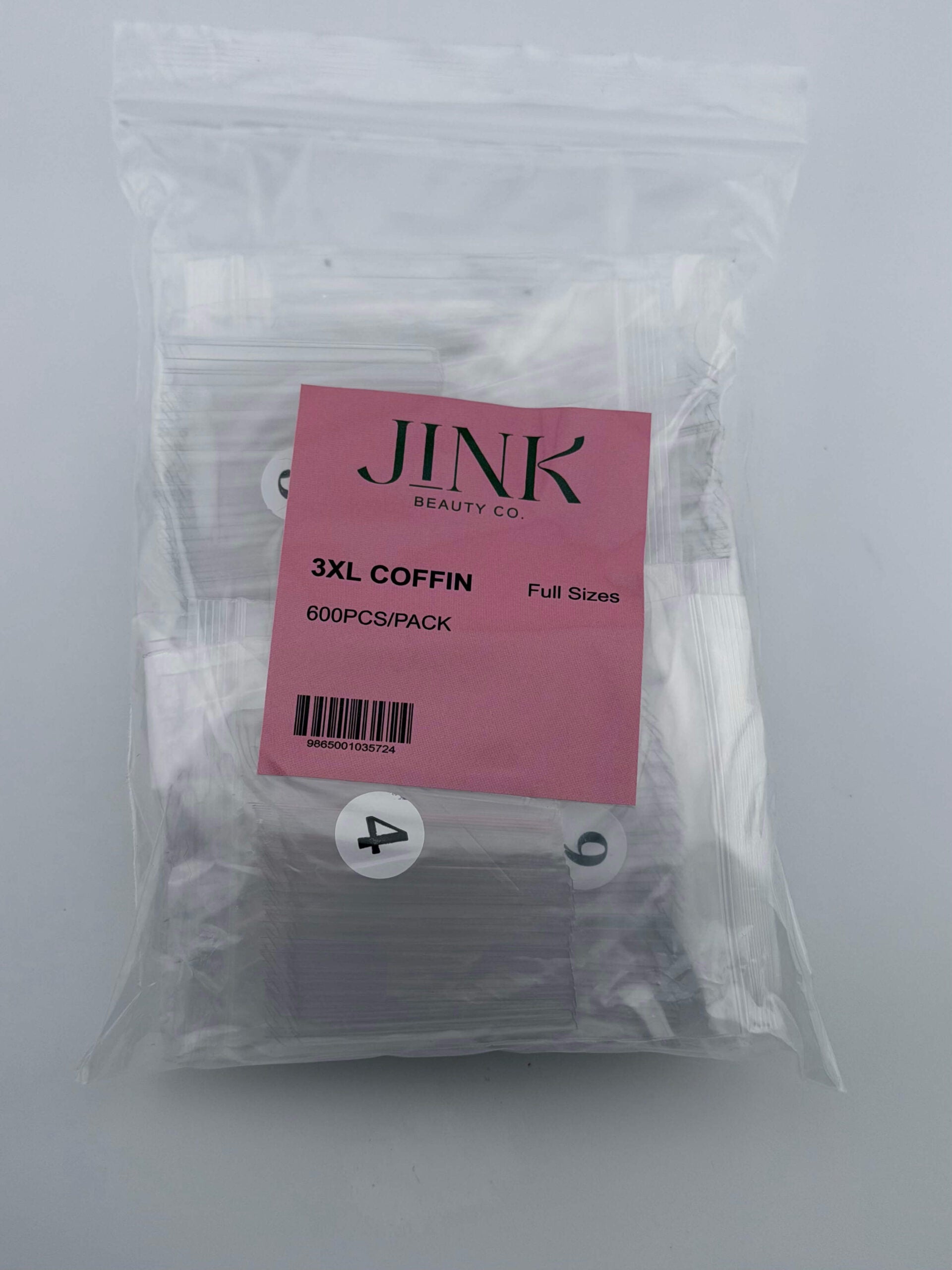 3XL Coffin No C 504 pcs/bag-clear