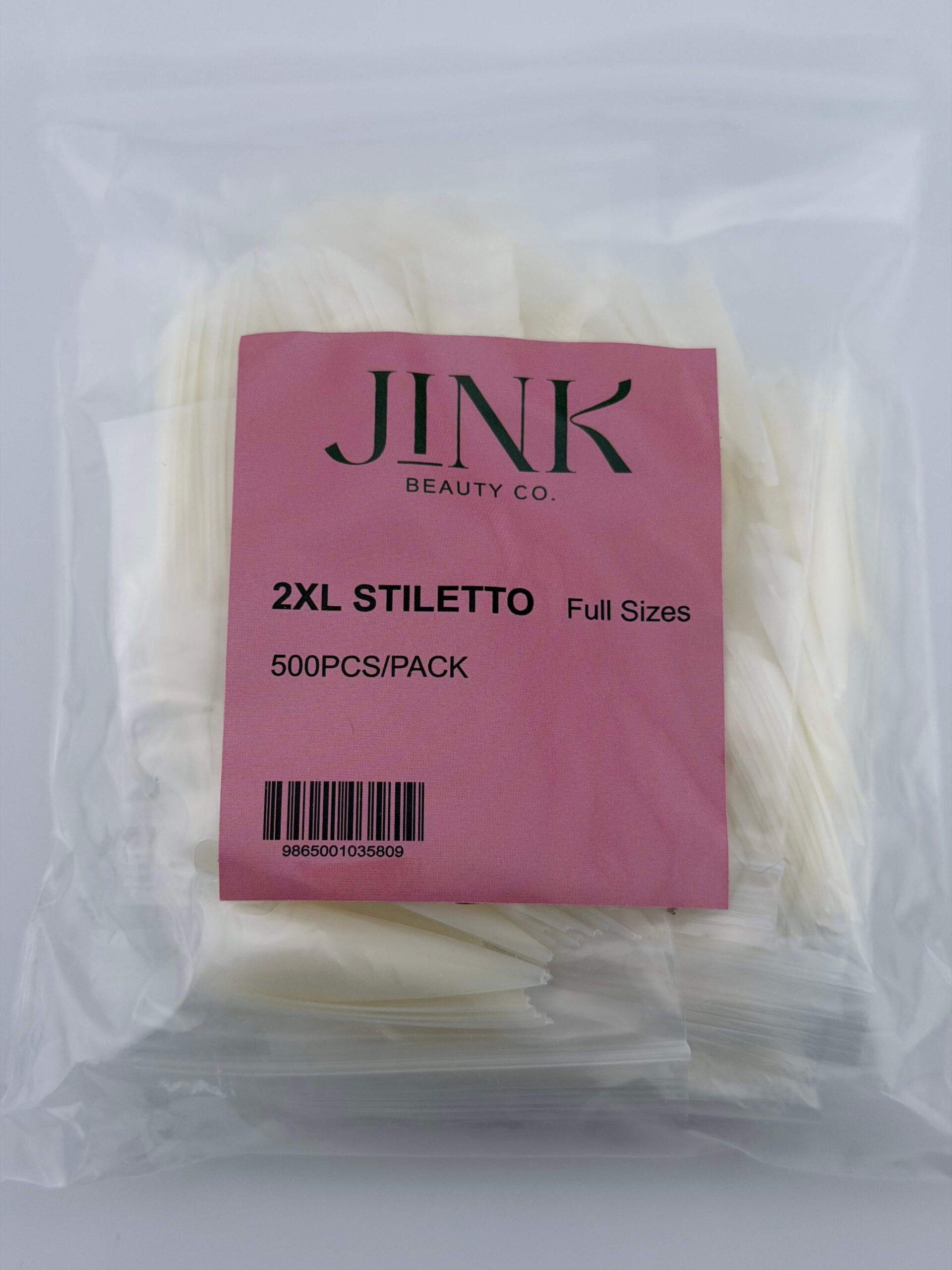 Straight Flat XXL STILETTO 500PCS/BAG – Natural