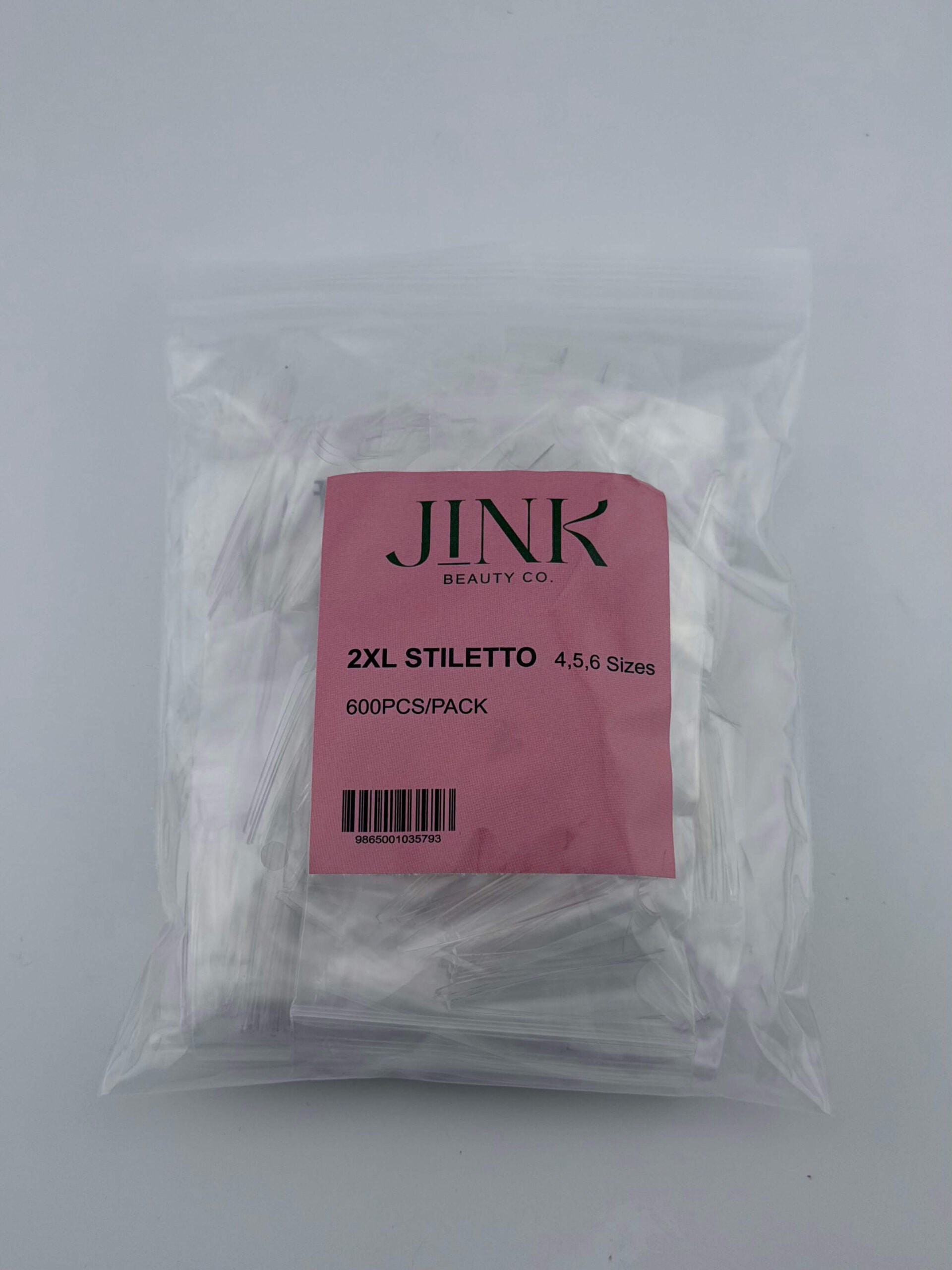 XXL Stiletto 4.5.6 600pcs/bag Clear