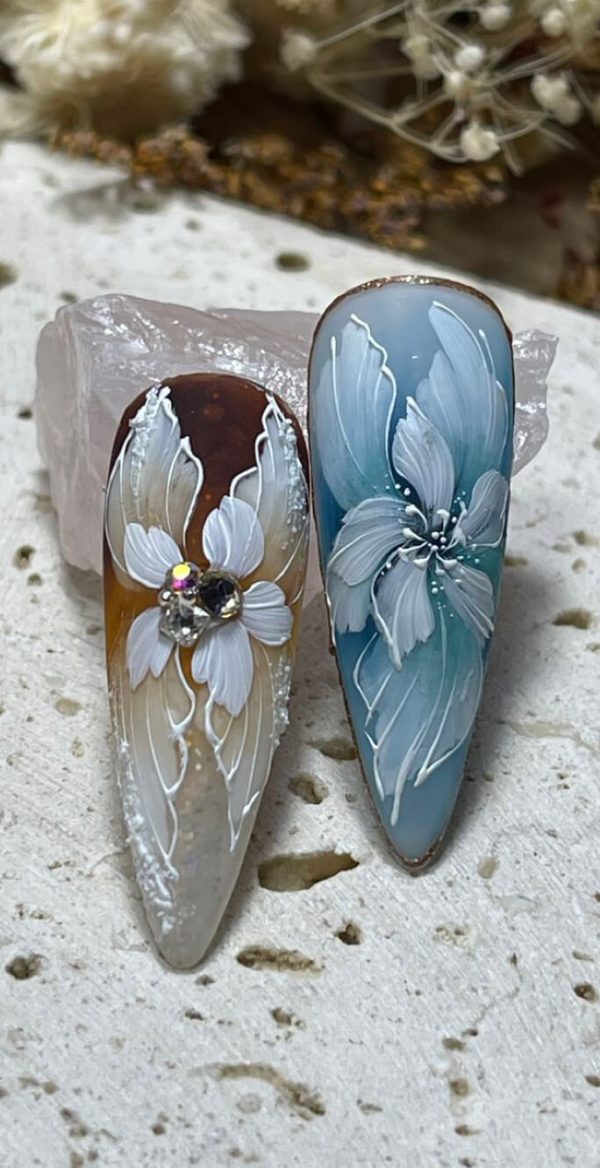 JINK dual end brush (cọ hoa cúc)