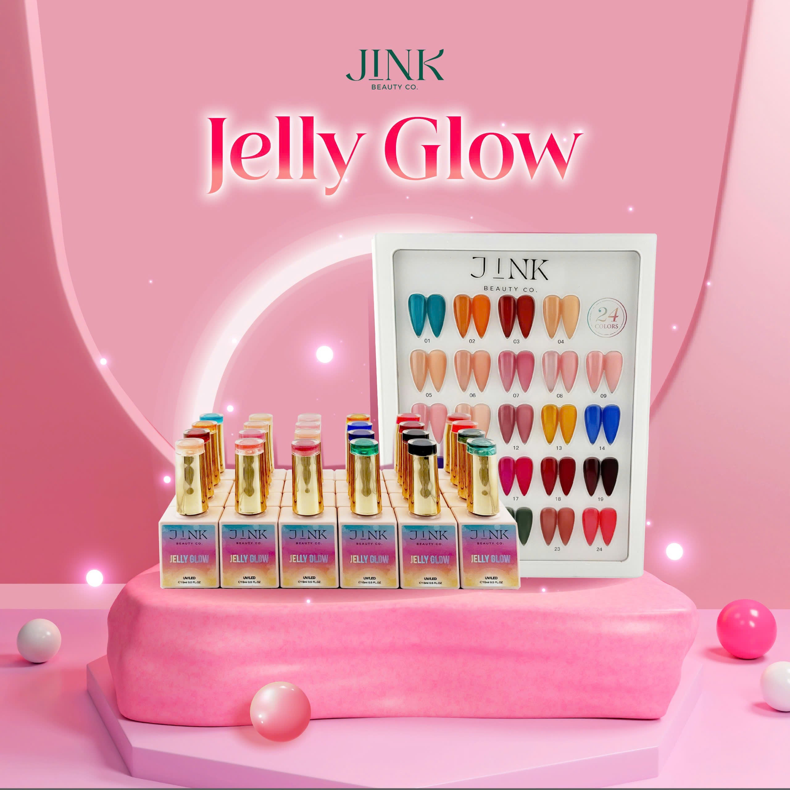 JINK Jelly Glow -24 color+ silver cat eyes