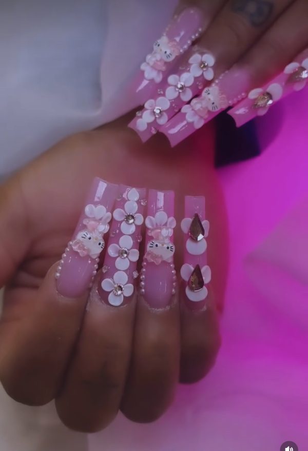 3D Flowers Brush ( #4)