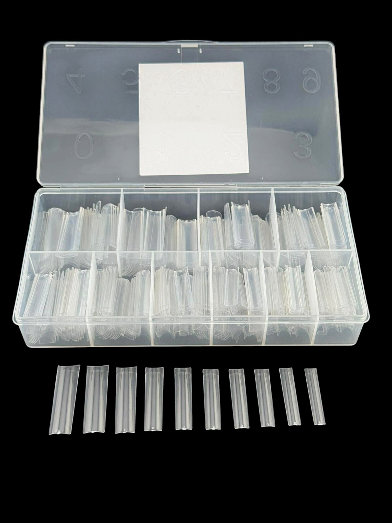 XXL Square No C 500 pcs / box / Clear