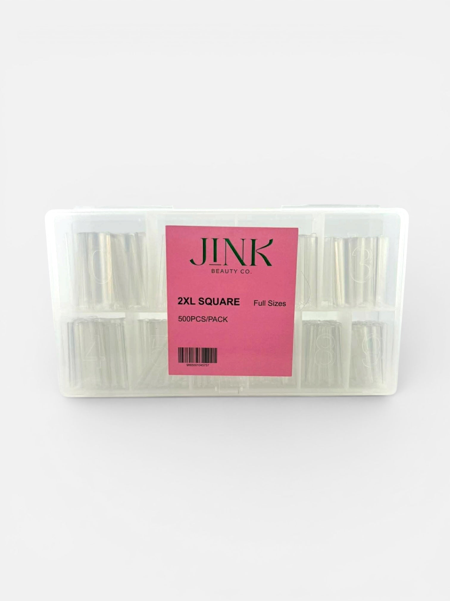 XXL Square No C 500 pcs / box / Clear