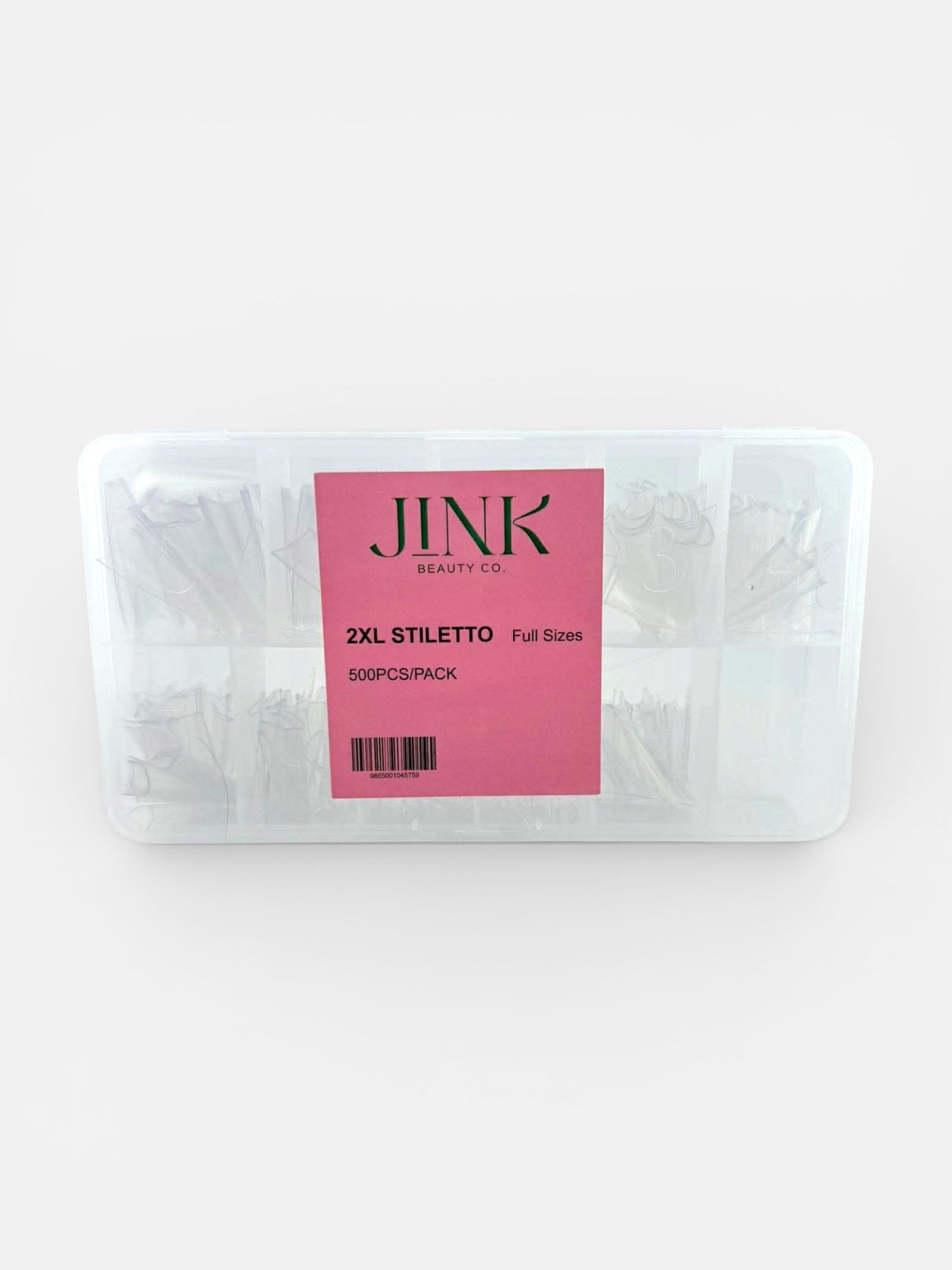 XXL Stiletto No C 500 pcs / box / Clear