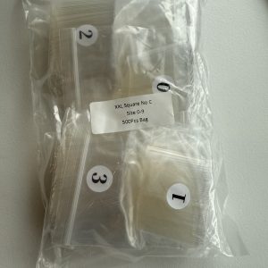XXL square No C 500 PCS/Bag-CLEAR