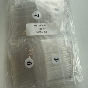XXL Coffin No C 500 pcs/bag-clear