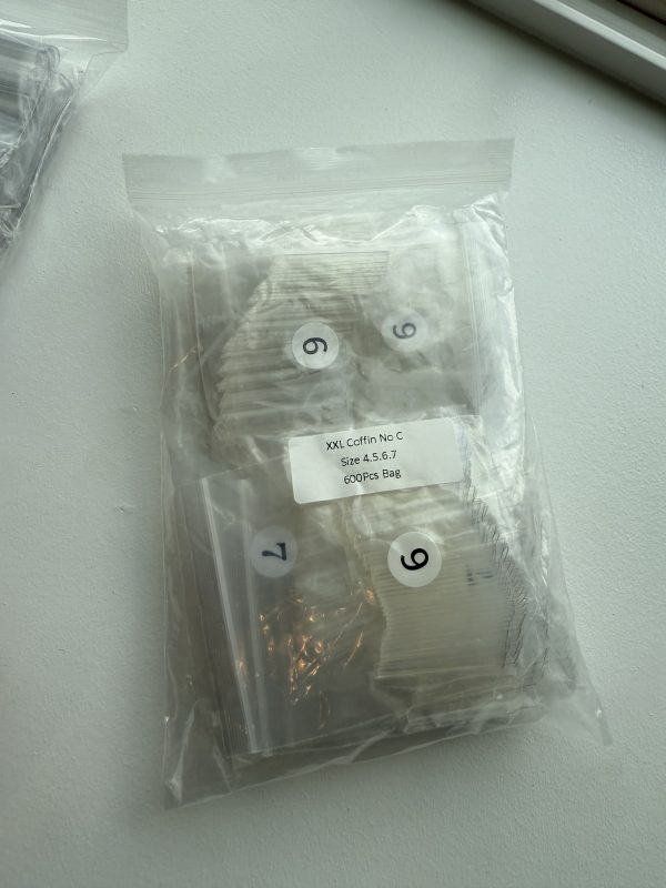 XXL Coffin No C Refill 4.5.6.7 600pcs/bag-CLEAR