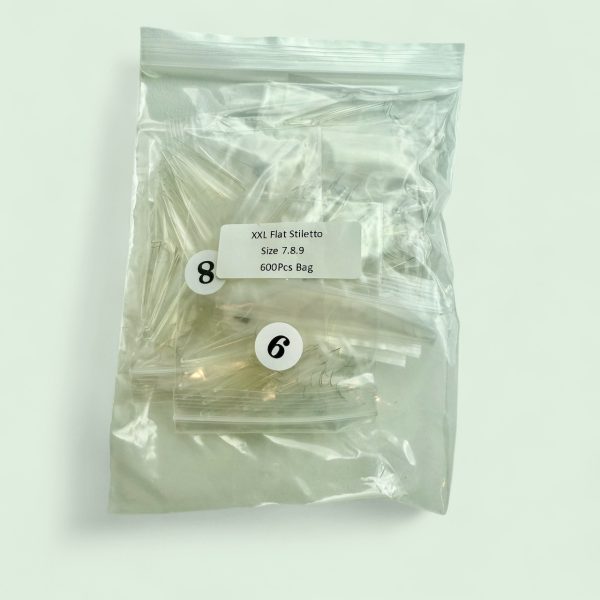 XXL Stiletto 7.8.9 600pcs/bag Clear