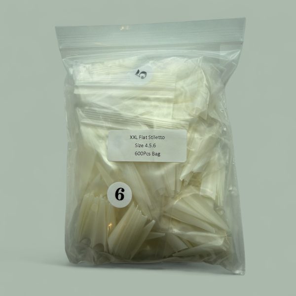 XXL Stiletto 4.5.6 600pcs/bag Natural
